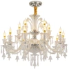 High-end new French crystal chandeliers, hotel lobbies, restaurants, villas, duplex living rooms, European-style crystal chandeliers, wedding celebrations Item Picture